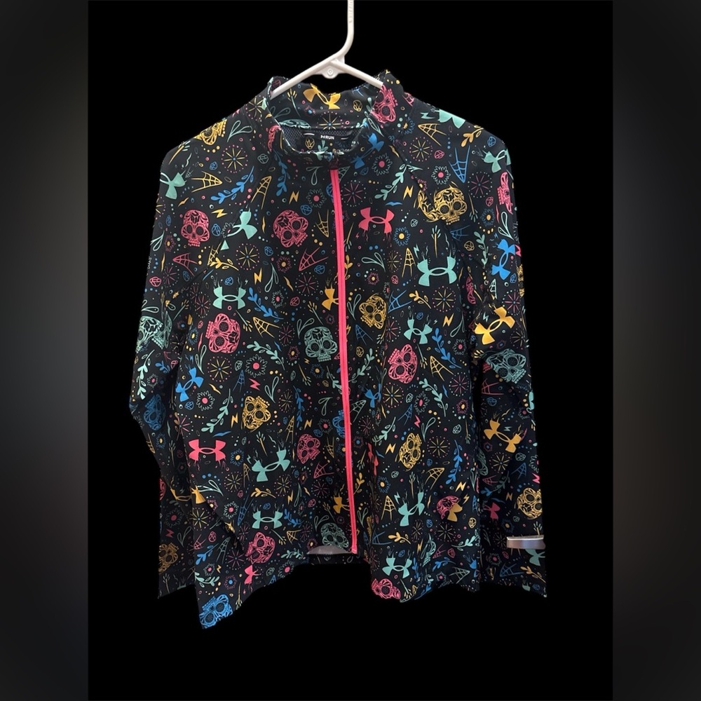 Under Armor women’s running jacket -day of the dead special edition.